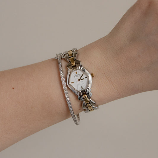 Vintage Raymond Weil Swiss Geneve Two Tone Watch