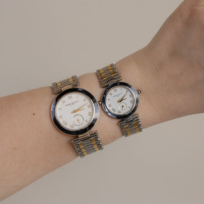 Vintage Pierre Balmain Swiss Bezel Two Tone Watch