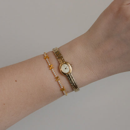 Vintage Citizen Dainty Oval Gold Watch