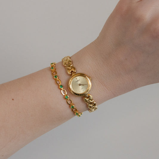 Vintage John Richmond Round Gold Watch