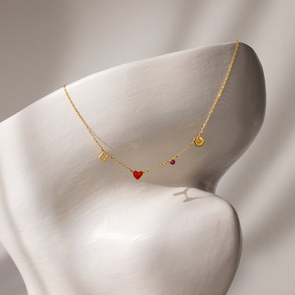 Dainty Space Charm Necklace