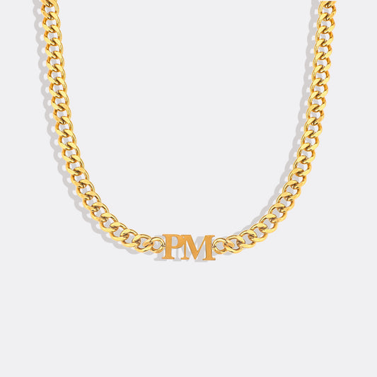 Initial Choker Necklace