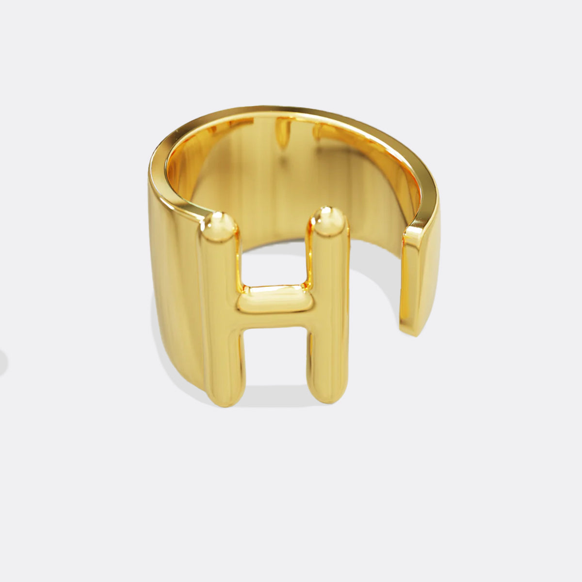 Initial Monogram Ring - Touch Bling