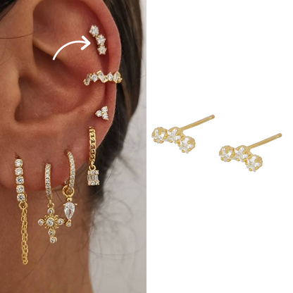 Juego de pendientes Amalfi 316L