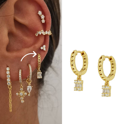 Juego de pendientes Amalfi 316L