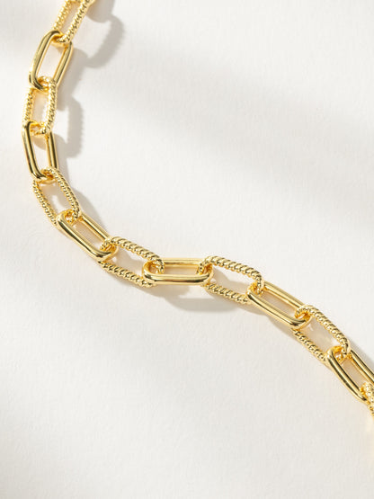 Pulsera de cadena enlazada