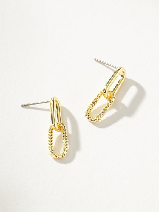 Pendientes de cadena enlazada