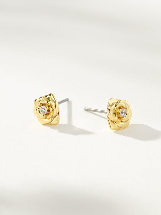 Pendientes de rosa
