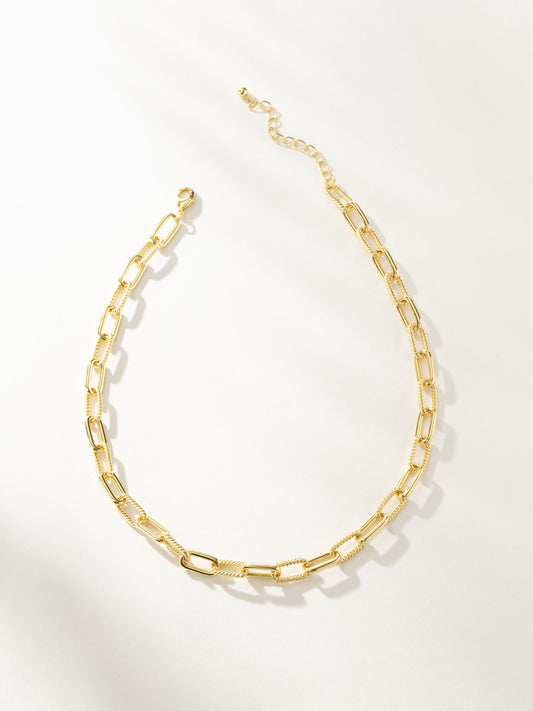 Collar de cadena de doble eslabón