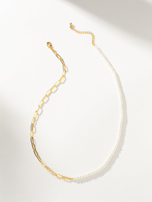 Collar de perlas con doble personalidad