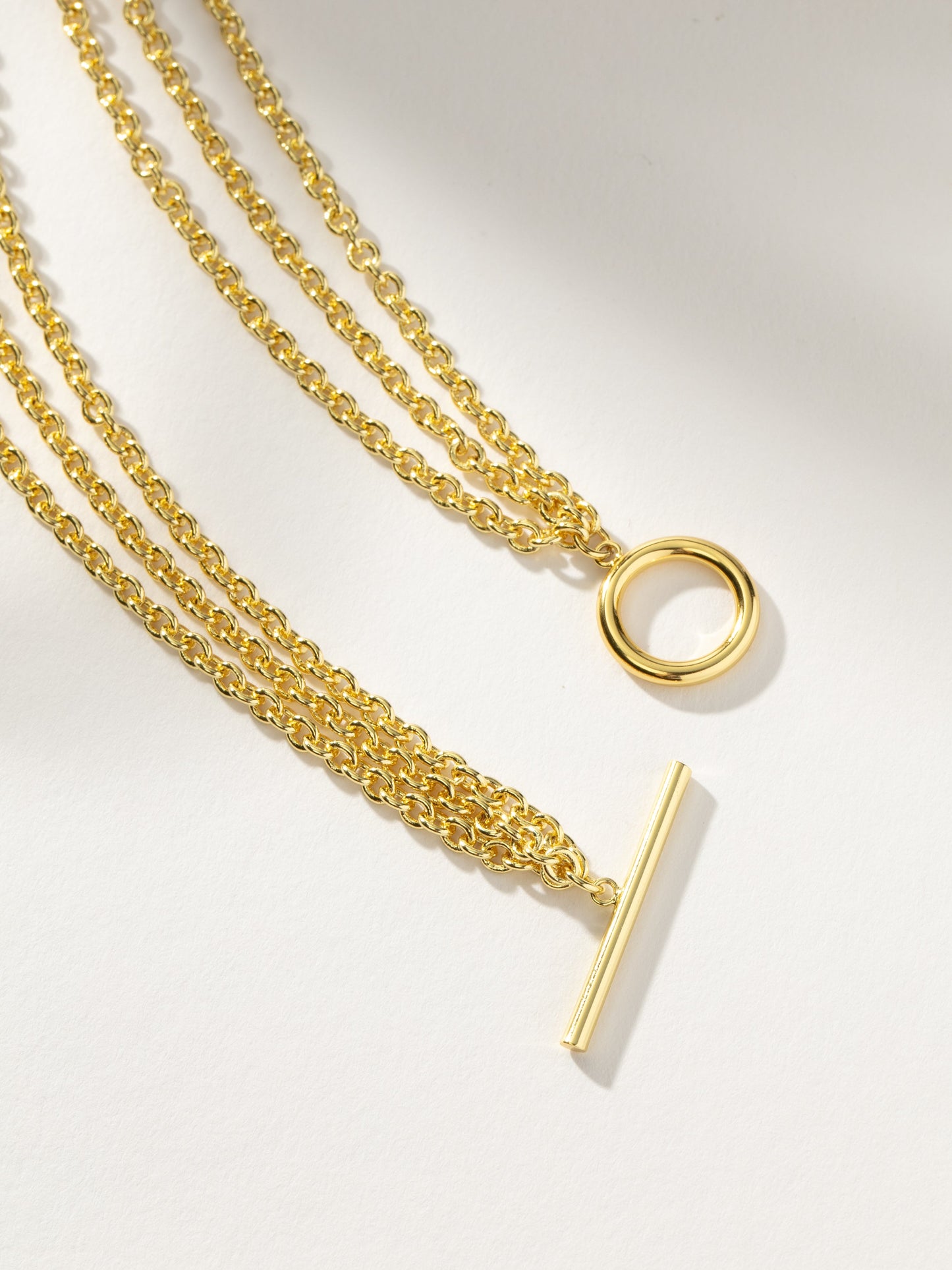 Iconic Triple Chains Necklace