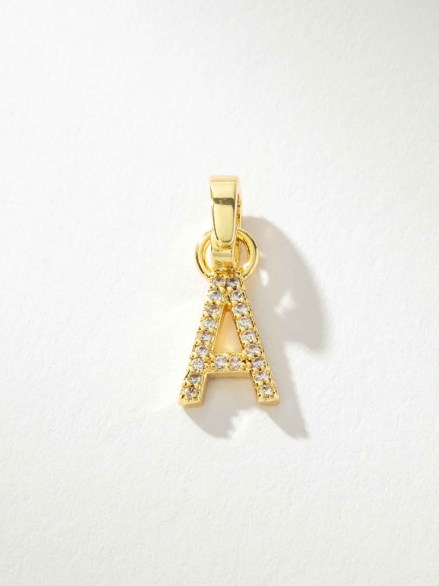 Pavé Letter Charm