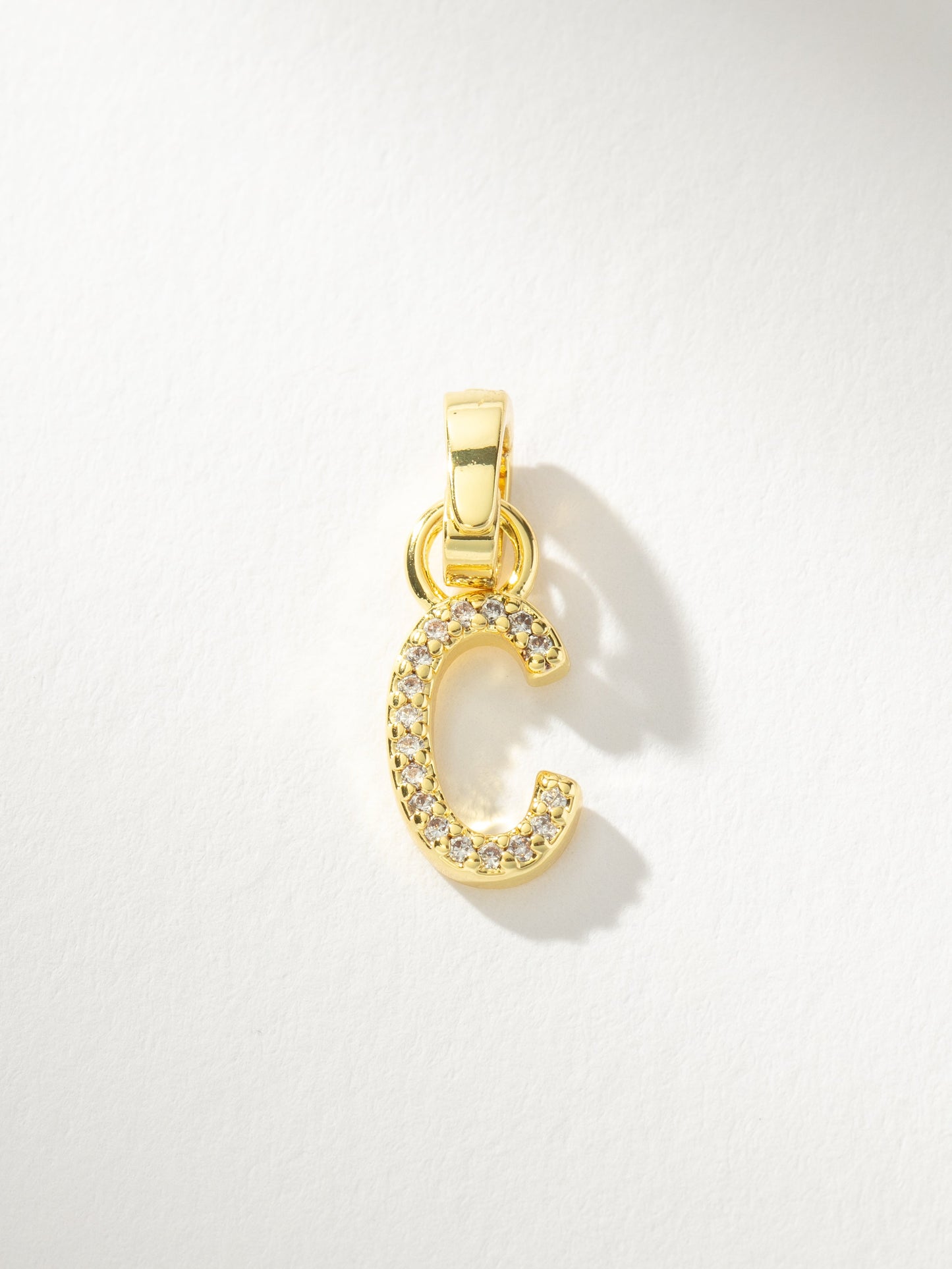 Pavé Letter Charm