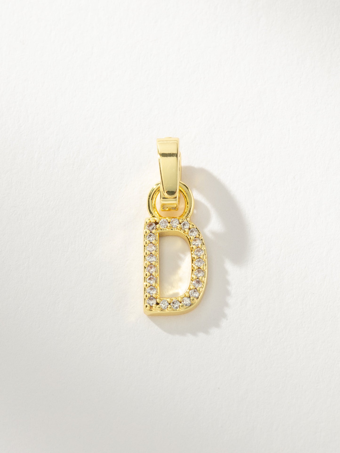Pavé Letter Charm