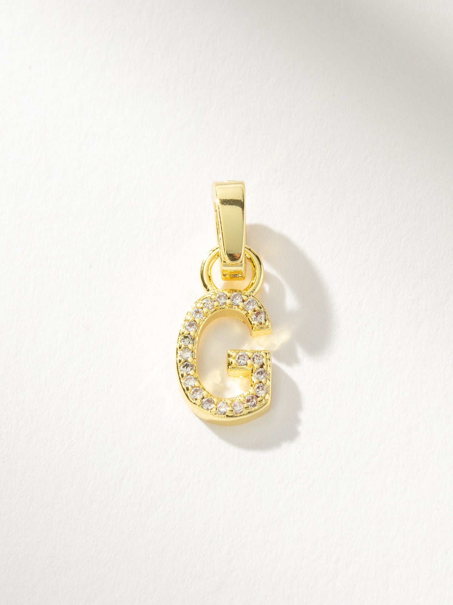 Pavé Letter Charm