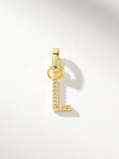 Pavé Letter Charm