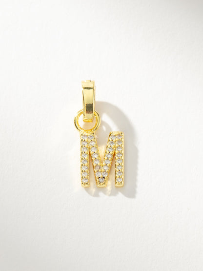 Pavé Letter Charm
