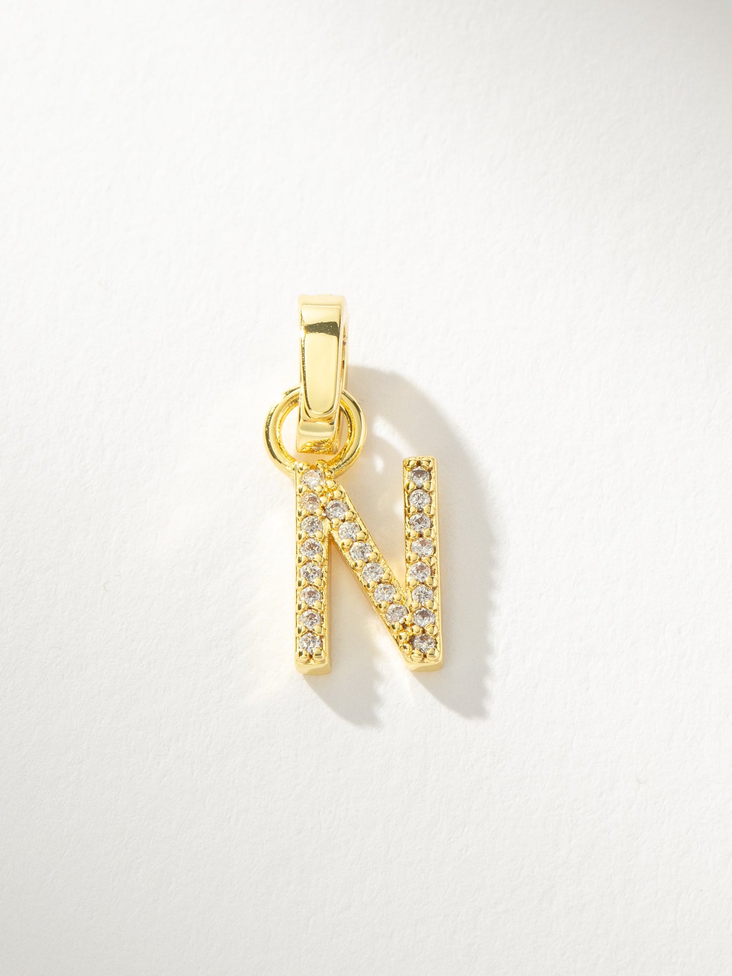 Pavé Letter Charm