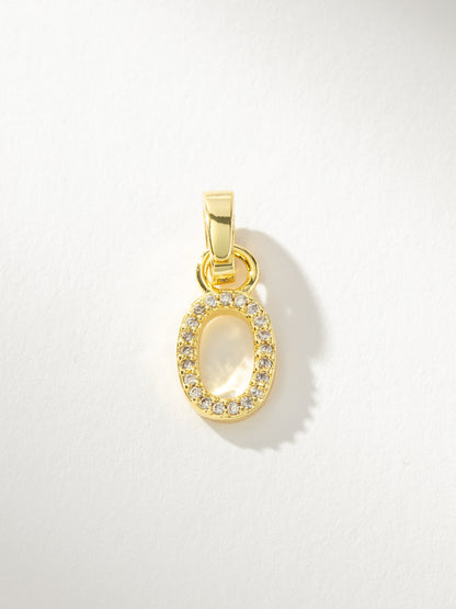 Pavé Letter Charm