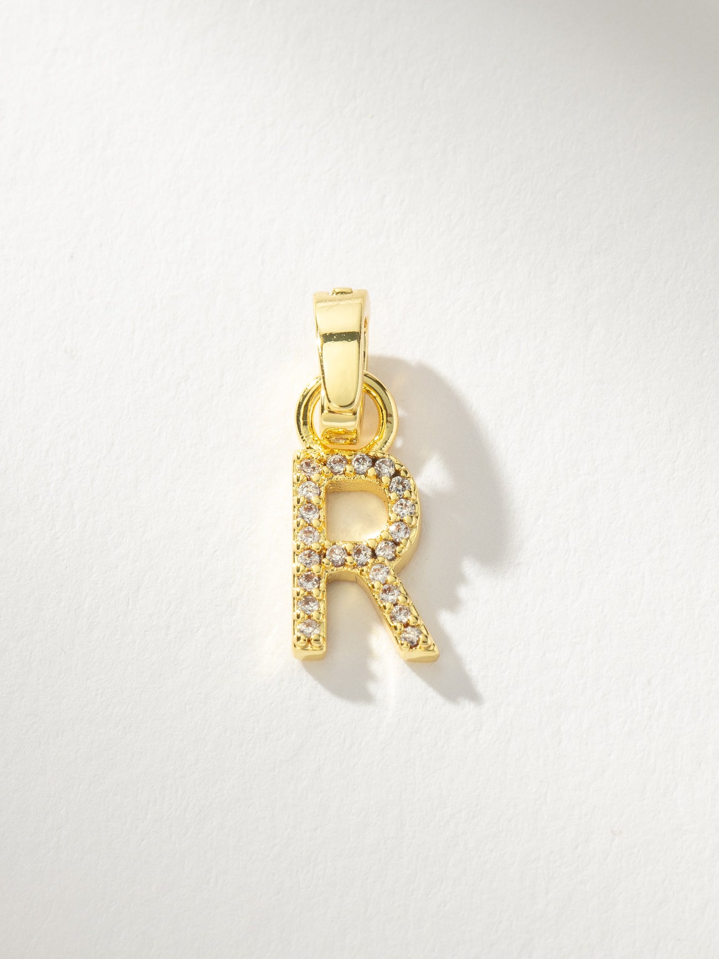 Pavé Letter Charm