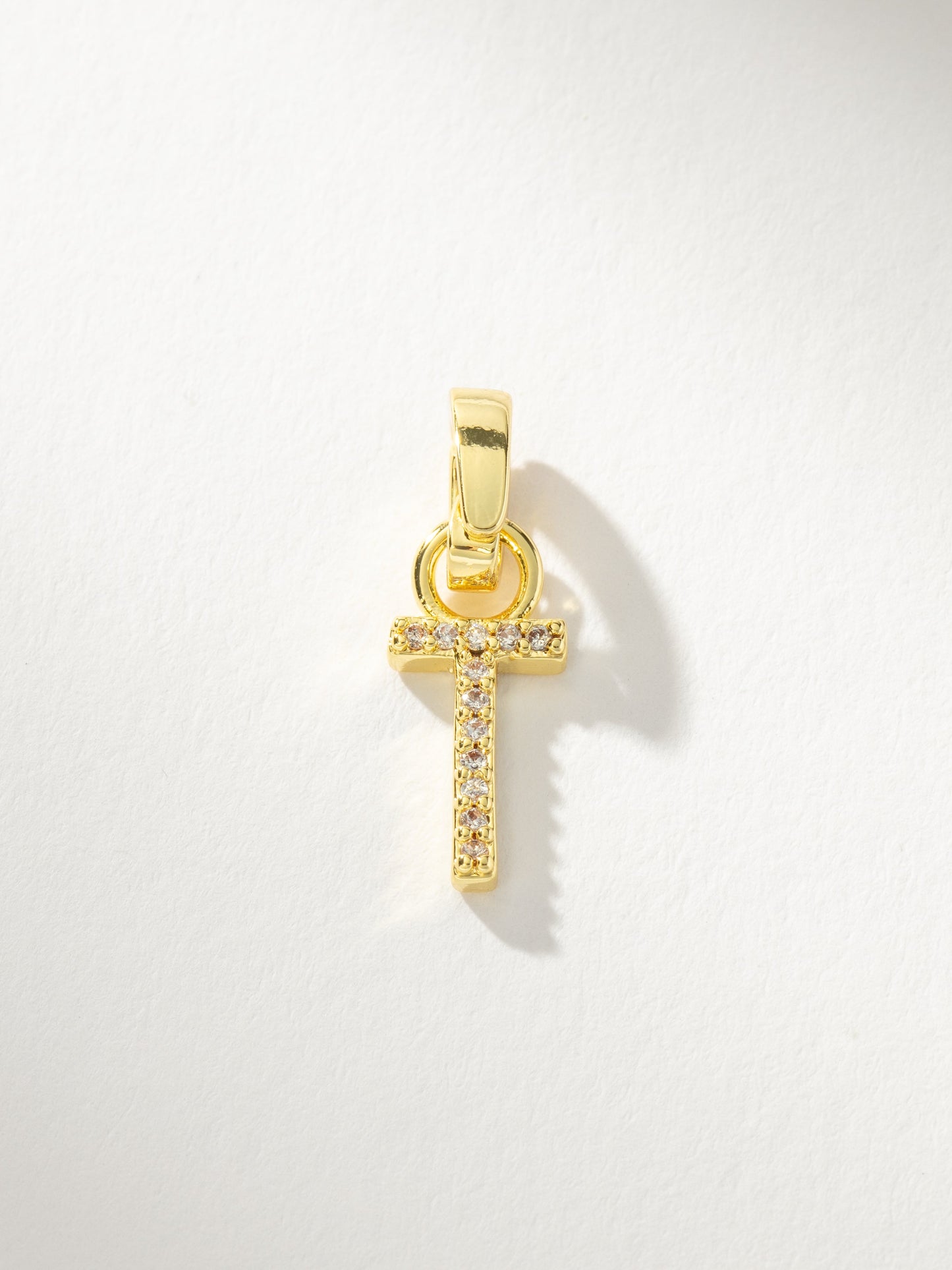 Pavé Letter Charm