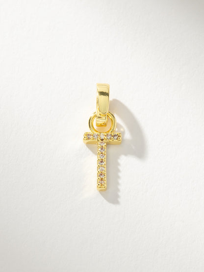 Pavé Letter Charm