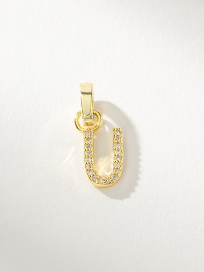 Pavé Letter Charm