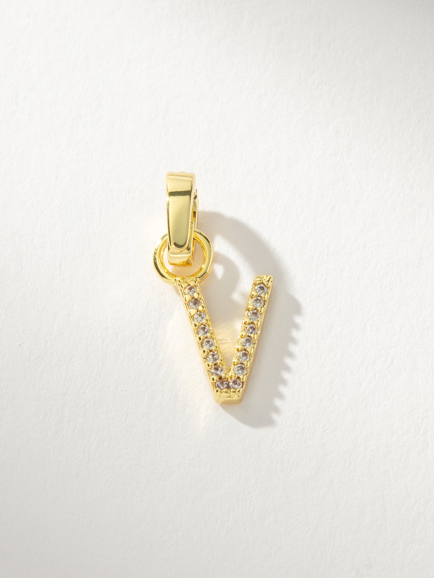 Pavé Letter Charm