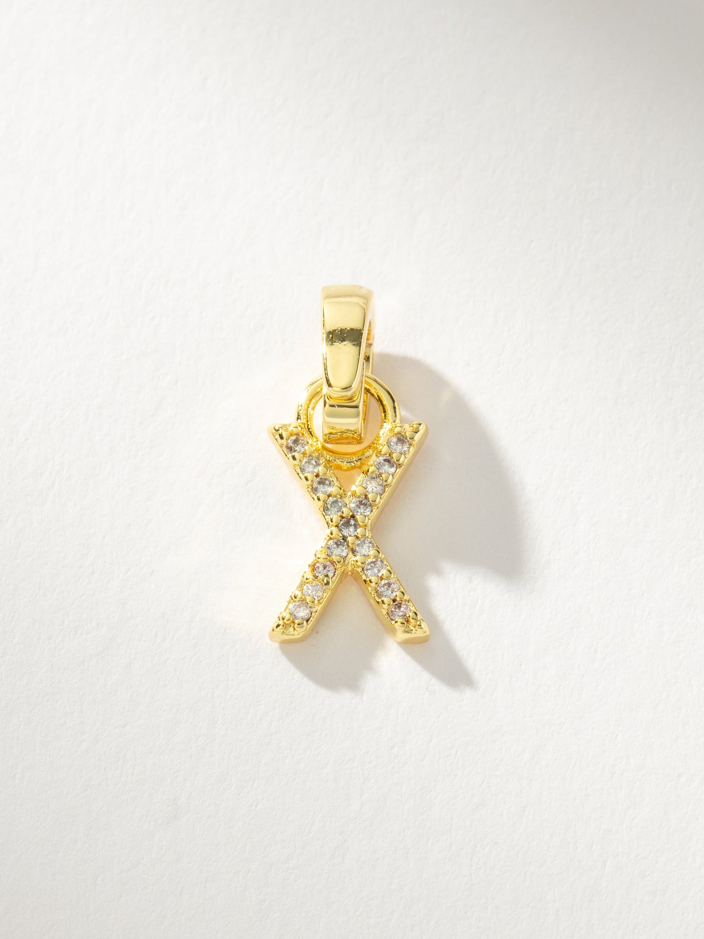 Pavé Letter Charm