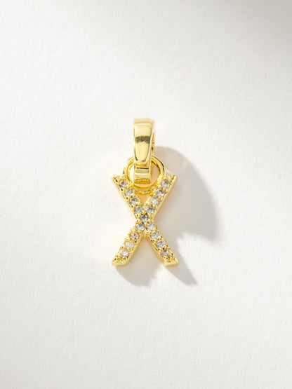 Pavé Letter Charm