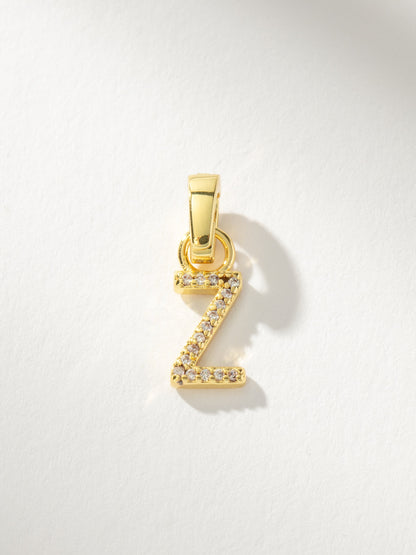 Pavé Letter Charm