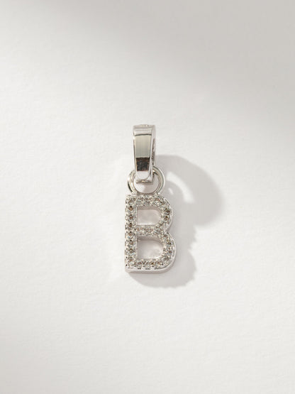 Pavé Letter Charm