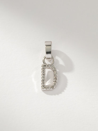 Pavé Letter Charm