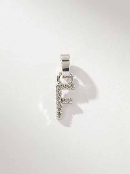 Pavé Letter Charm