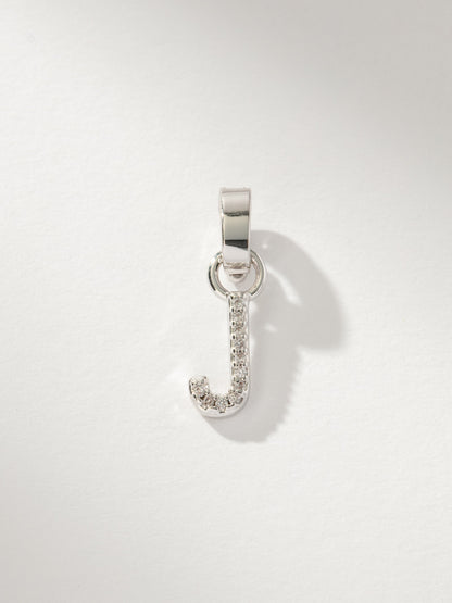 Pavé Letter Charm
