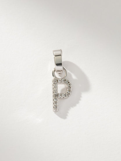 Pavé Letter Charm