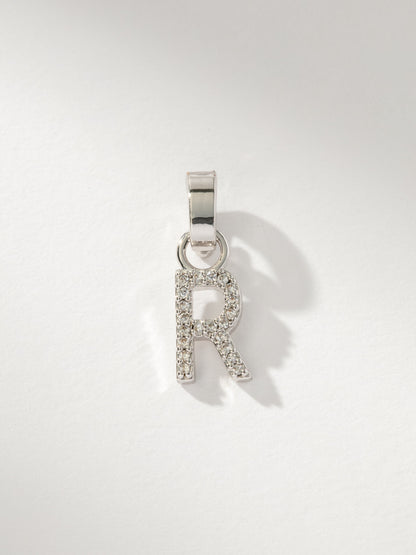 Pavé Letter Charm