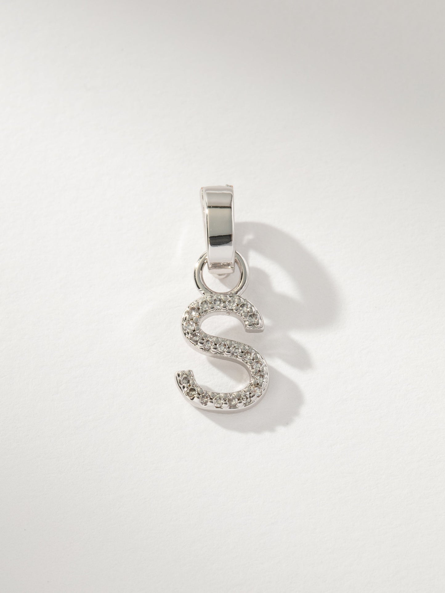 Pavé Letter Charm