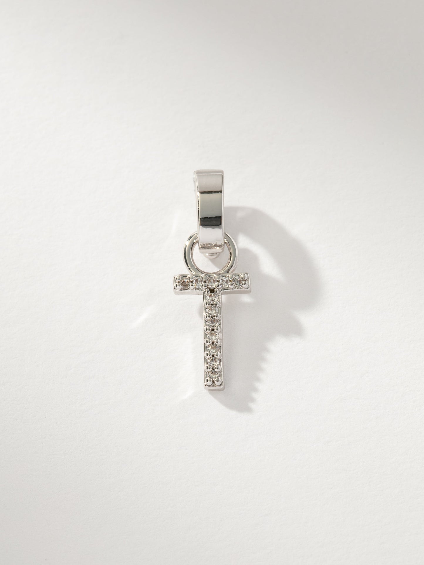 Pavé Letter Charm