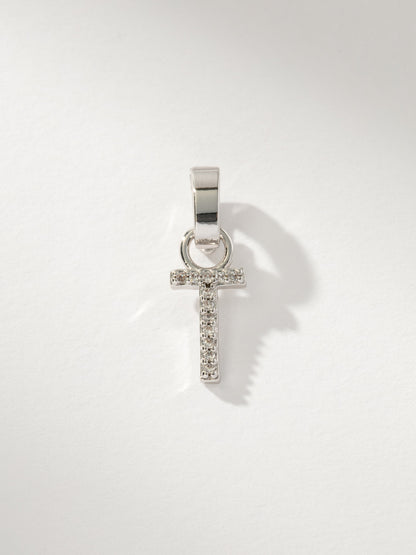 Pavé Letter Charm