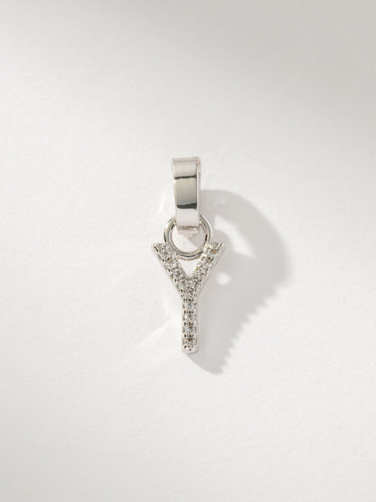 Pavé Letter Charm