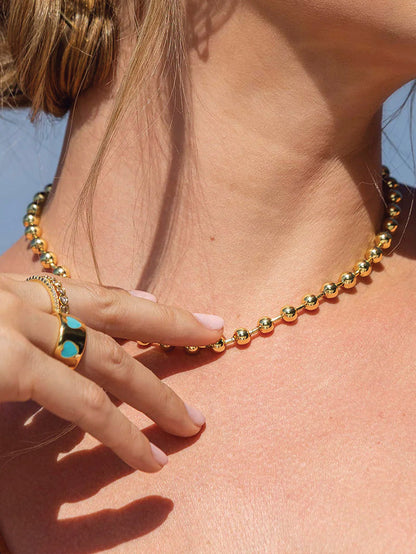 Collar de cadena de bolas
