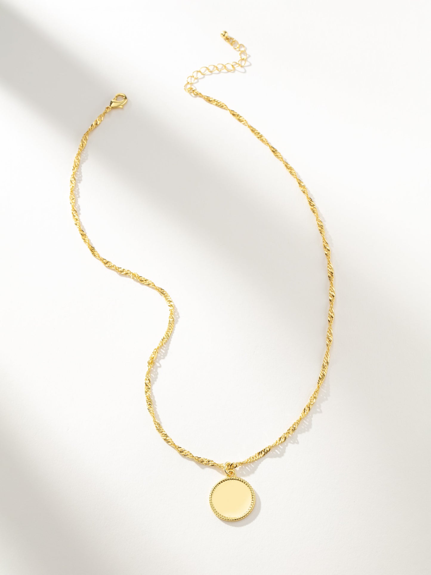 Circle Pendant Necklace