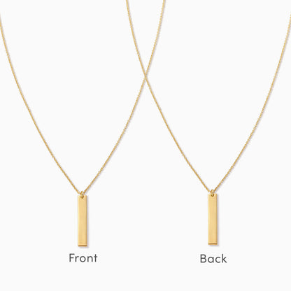 Vertical Bar Necklace