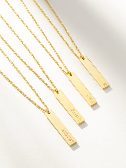 Vertical Bar Necklace