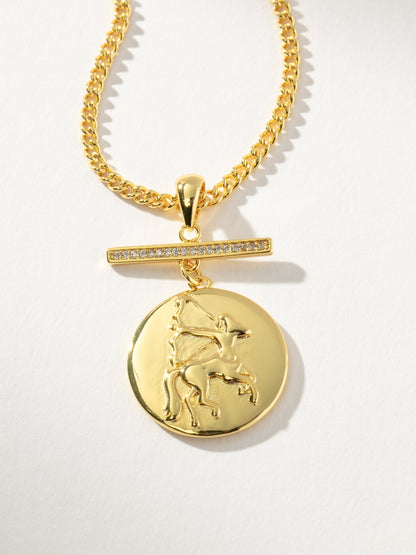 Collar con colgante del zodiaco