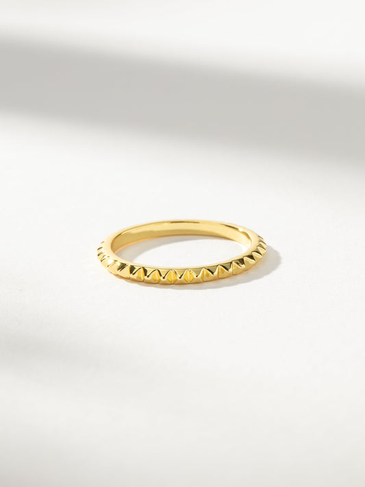 Textured Stud Ring