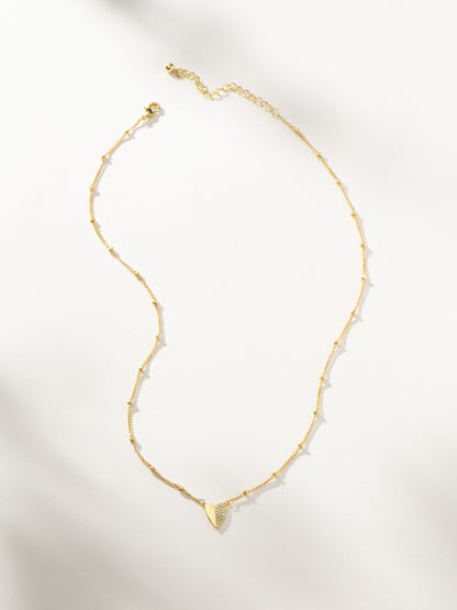 Collar de corazón de la otra mitad
