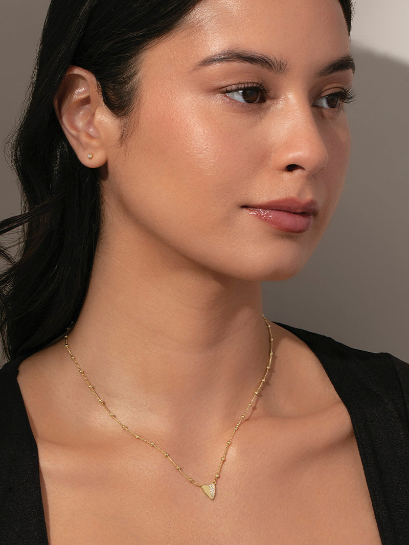 Collar de corazón de la otra mitad