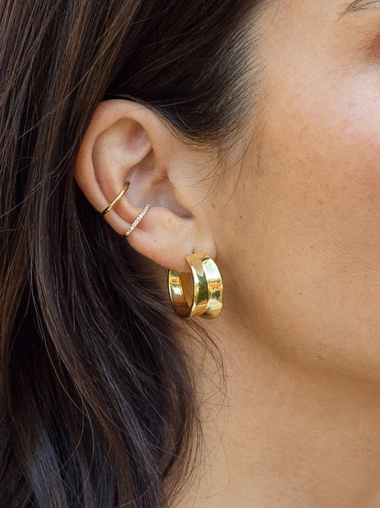 Pendientes de aro Bold Balance